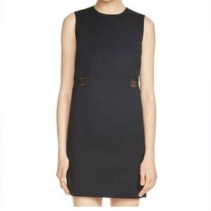 Maje Black Sleeveless Mini Dress